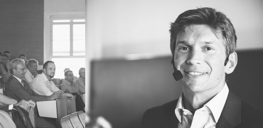 Moritz Küffner als Speaker – Publikum und Porträt